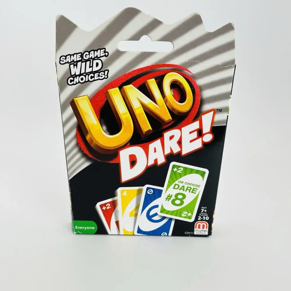 Mattel Games UNO Dare Card Game for Family Night New Open Box